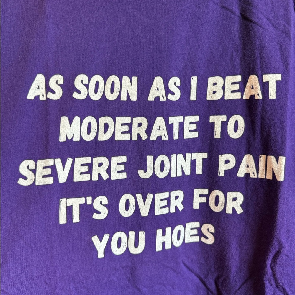 Funny Joint Pain T-Shirt in Purple